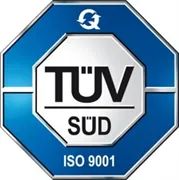 ISO 9001 certified by TÜV SÜD